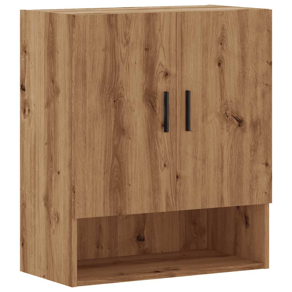 Wall Cabinet Artisan Oak 60x31x70 cm Wood Material