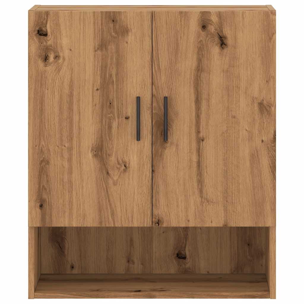 Wall Cabinet Artisan Oak 60x31x70 cm Wood Material