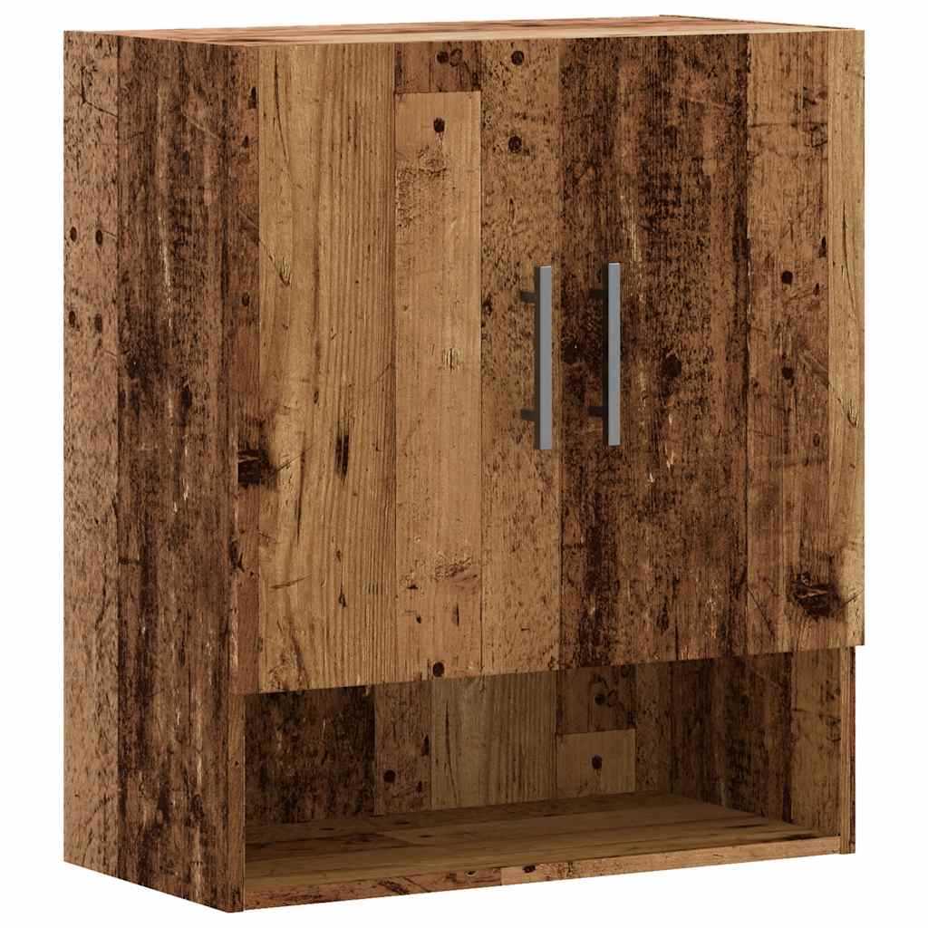 Wall cabinet old wood look 60x31x70 cm wood material