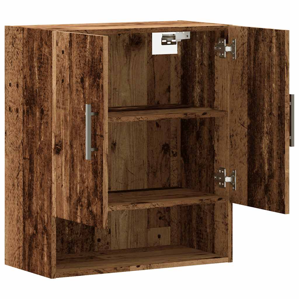 Wall cabinet old wood look 60x31x70 cm wood material