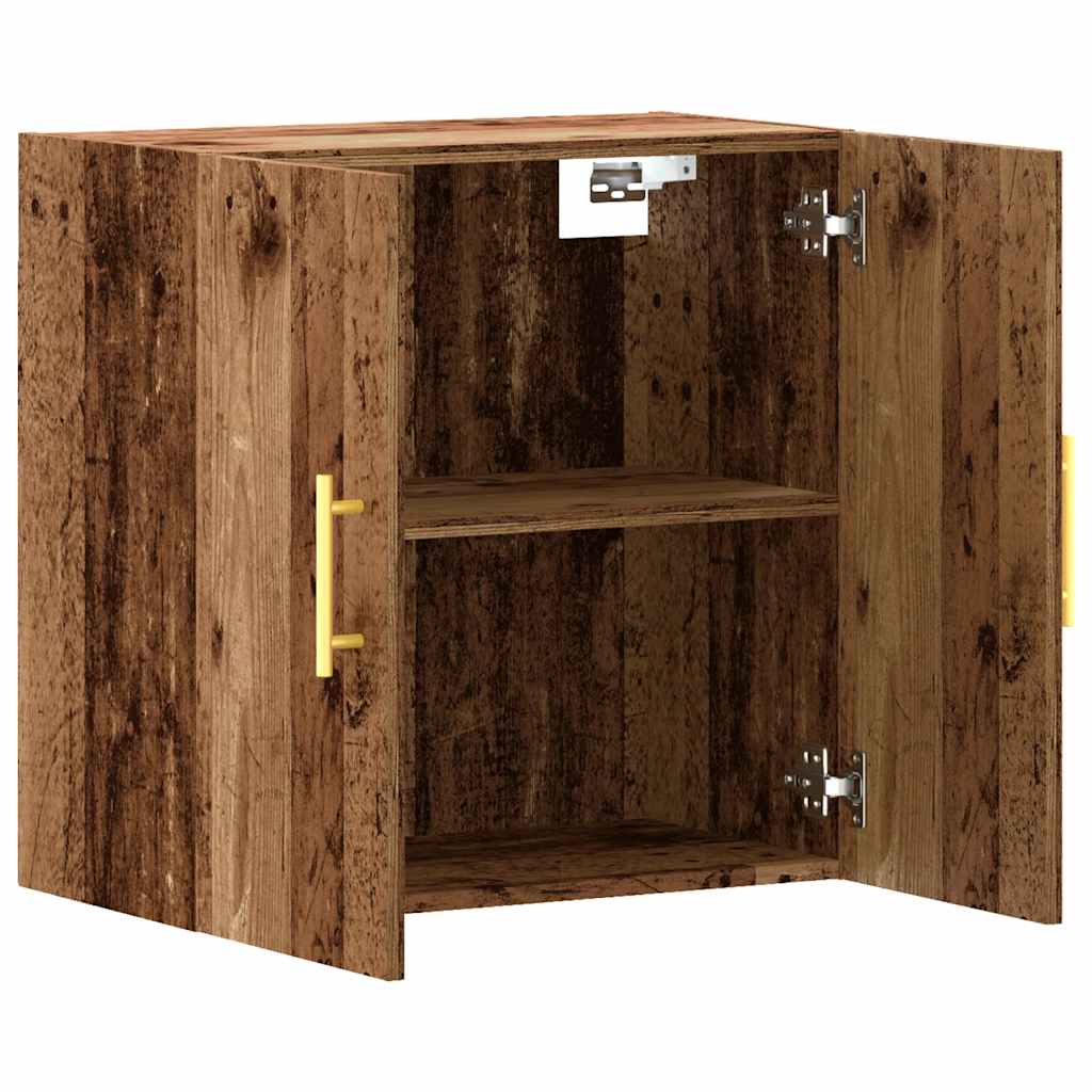 Wall cabinet old wood look 60x31x60 cm wood material