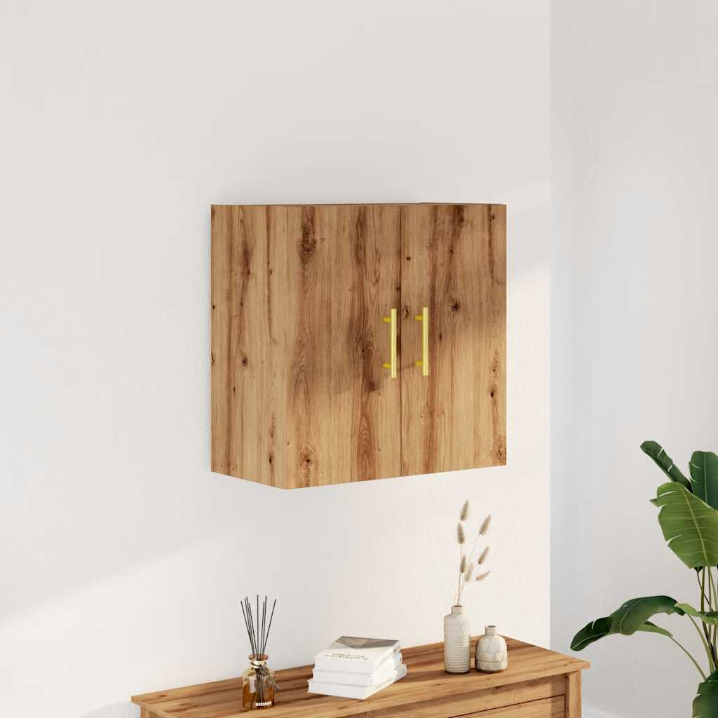 Wall Cabinet Artisan Oak 60x31x60 cm Wood Material