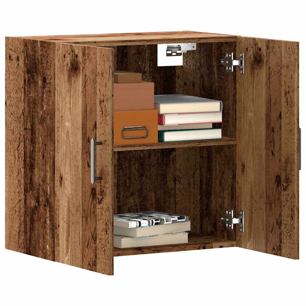 Wall cabinet old wood look 60x31x60 cm wood material