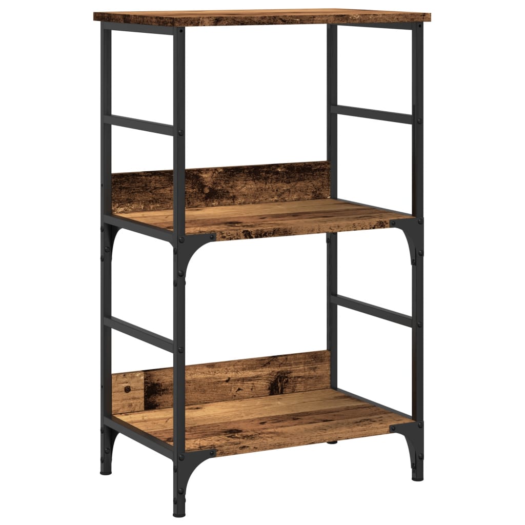 Bookshelf old wood look 50x33x82 cm wood material