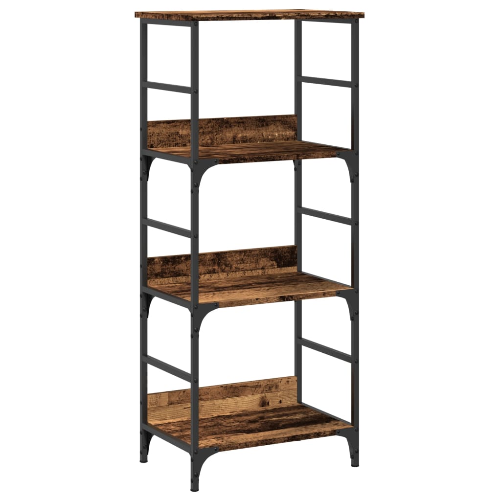 Bookshelf old wood look 50x33x117.5 cm wood material