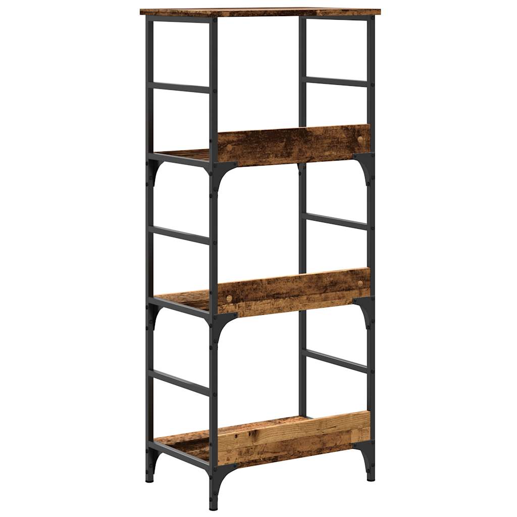 Bookshelf old wood look 50x33x117.5 cm wood material