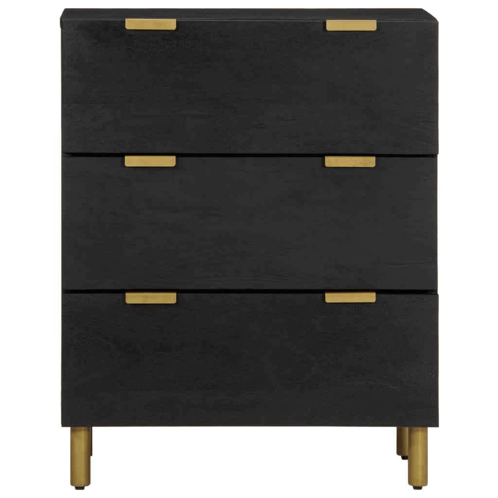 Sideboard Black 60x33x75 cm Wood Material