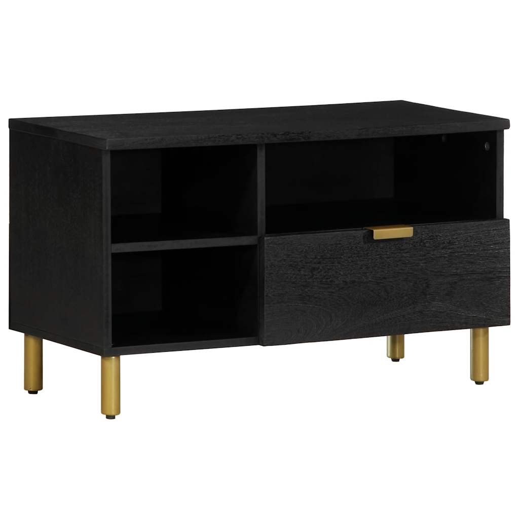 TV Cabinet Black 80x33x46 cm Wood Material