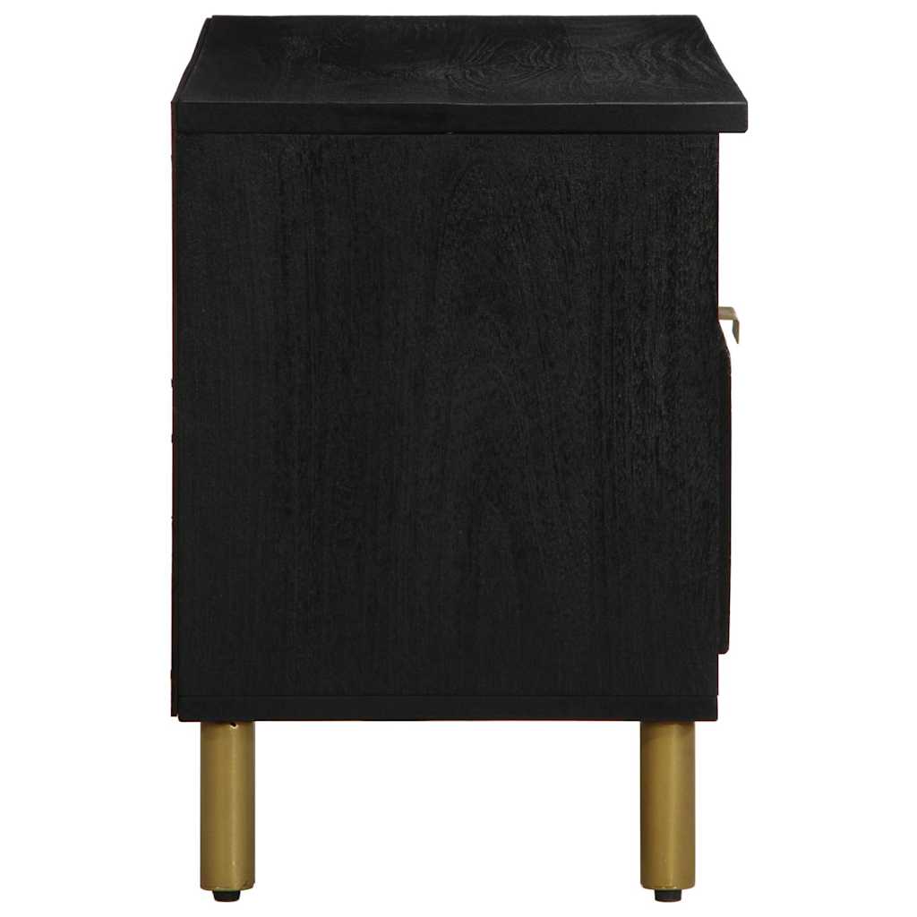 TV Cabinet Black 80x33x46 cm Wood Material