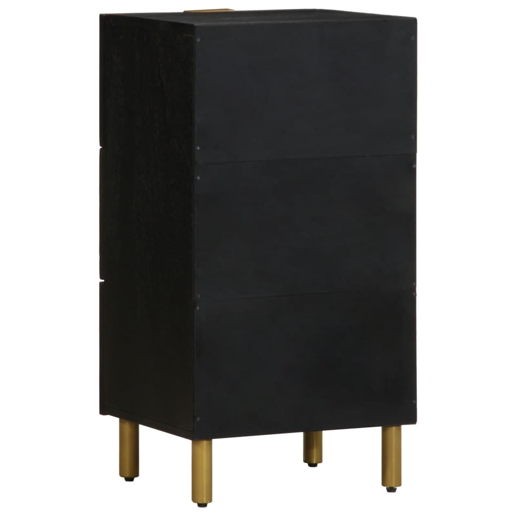 Sideboard Schwarz 40x33x75 cm Holzwerkstoff