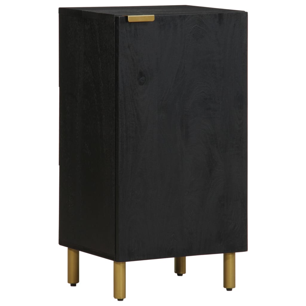 Sideboard Black 40x33x75 cm Wood Material