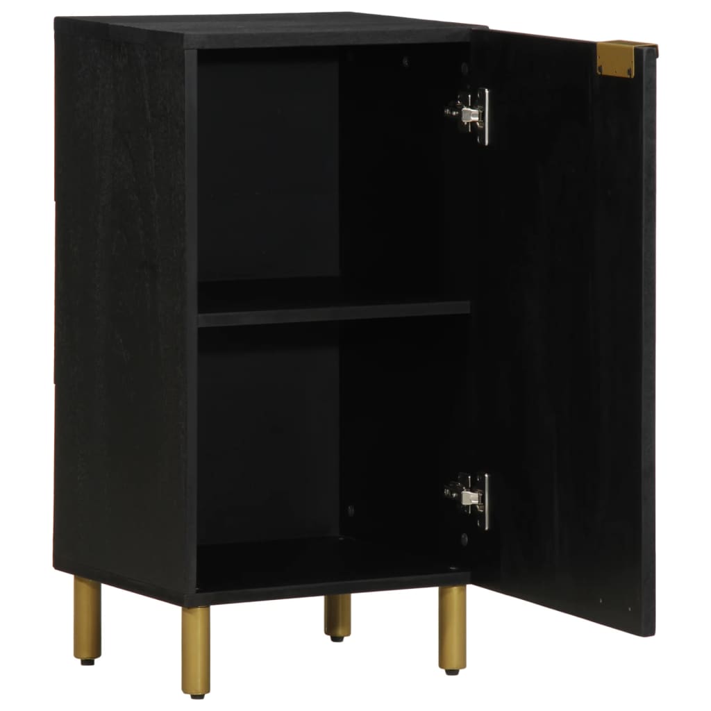 Sideboard Black 40x33x75 cm Wood Material