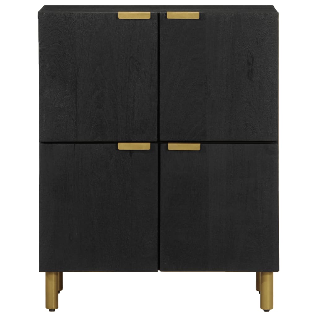 Sideboard Black 60x33x75 cm Wood Material