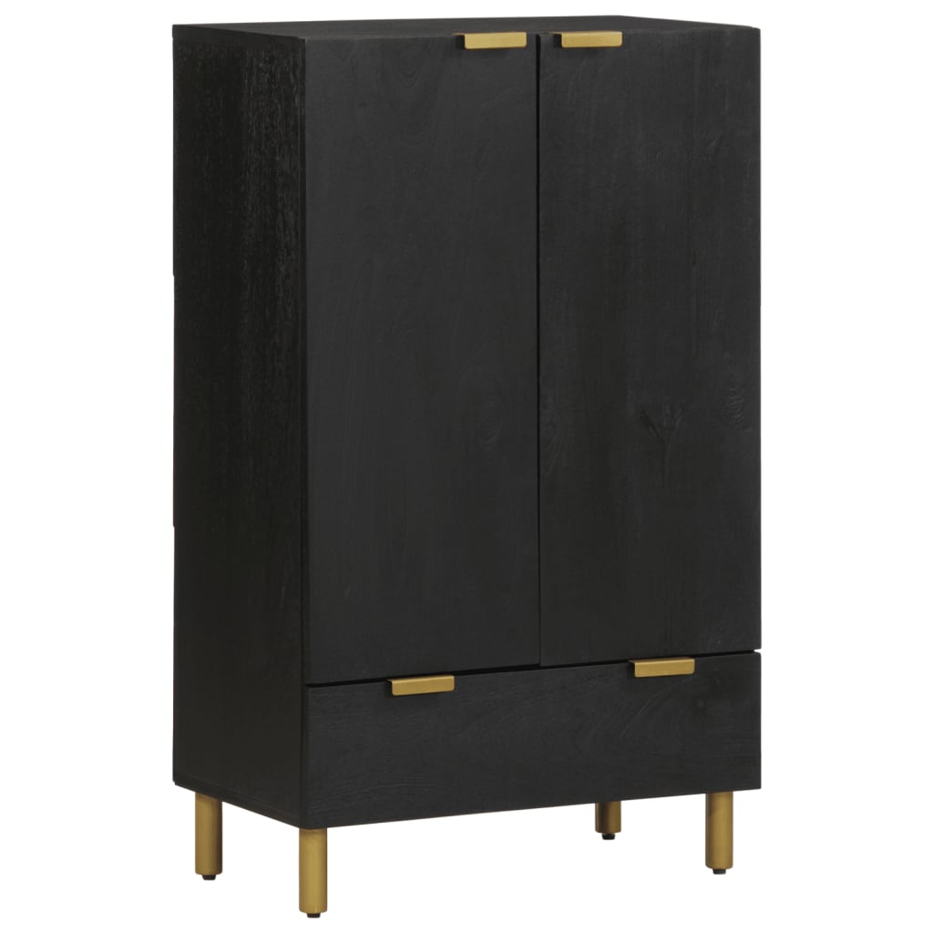 Highboard Black 60x33x100 cm Wood Material