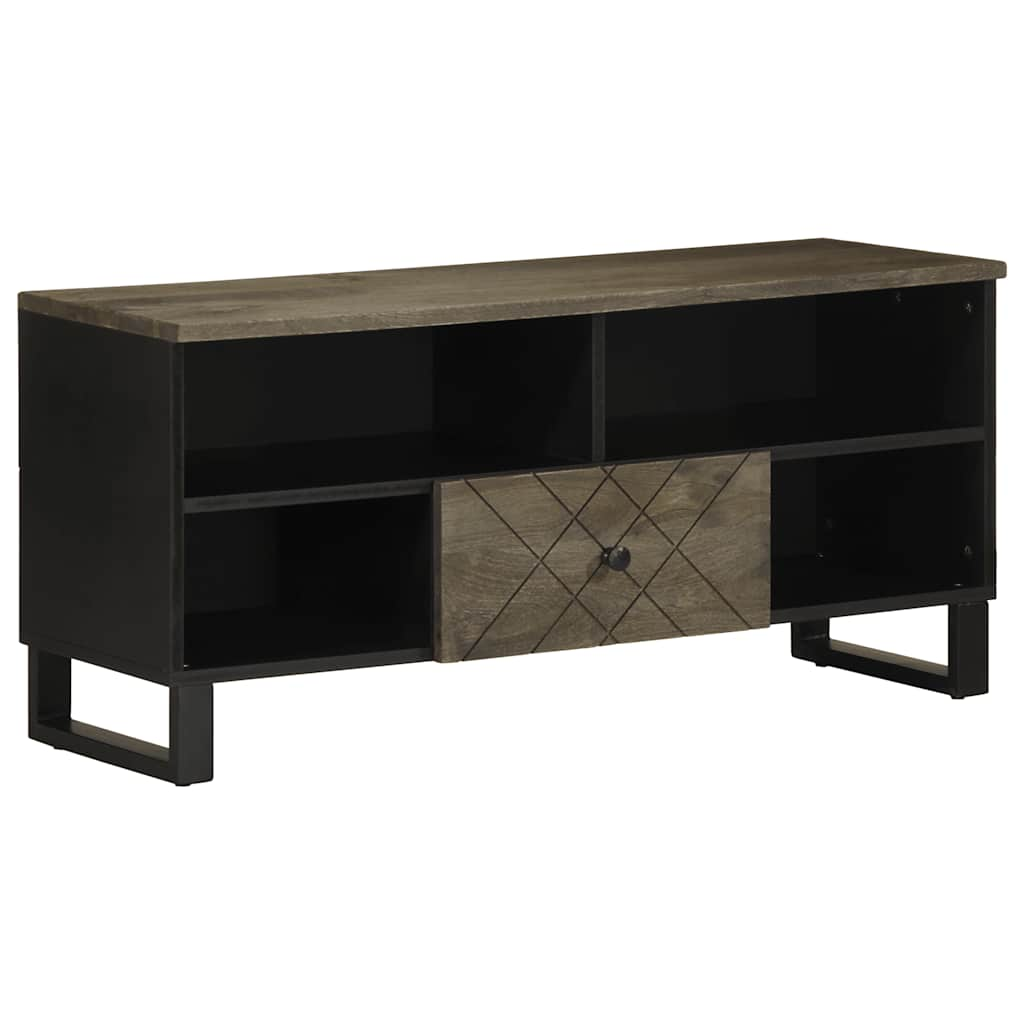 TV-Schrank 100x33x46 cm Massivholz Mango