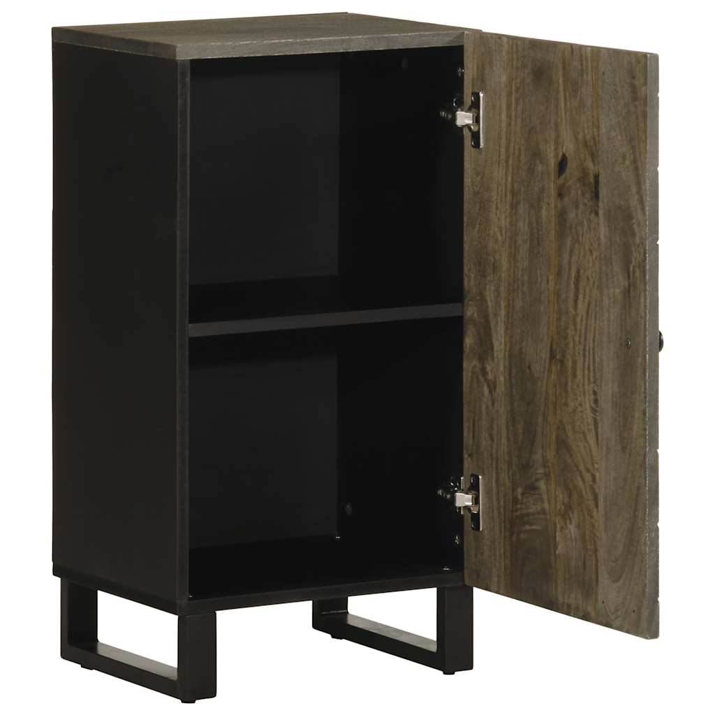 Sideboard Black 40x33x75 cm Solid Mango Wood