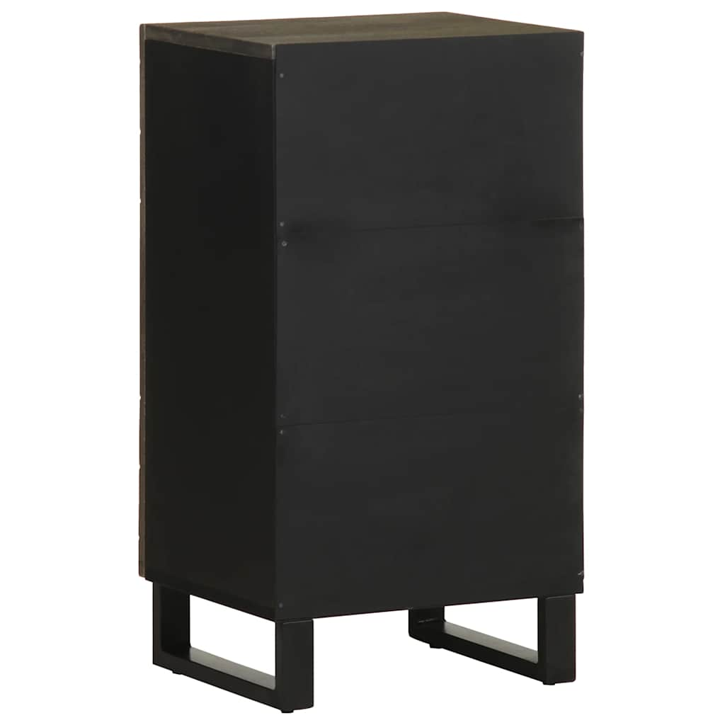 Sideboard Black 40x33x75 cm Solid Mango Wood