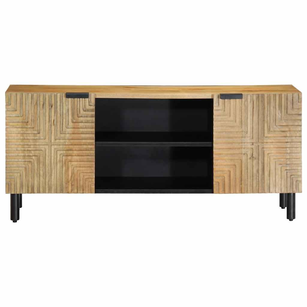 TV Cabinet Brown 105x33x46 cm Solid Mango Wood