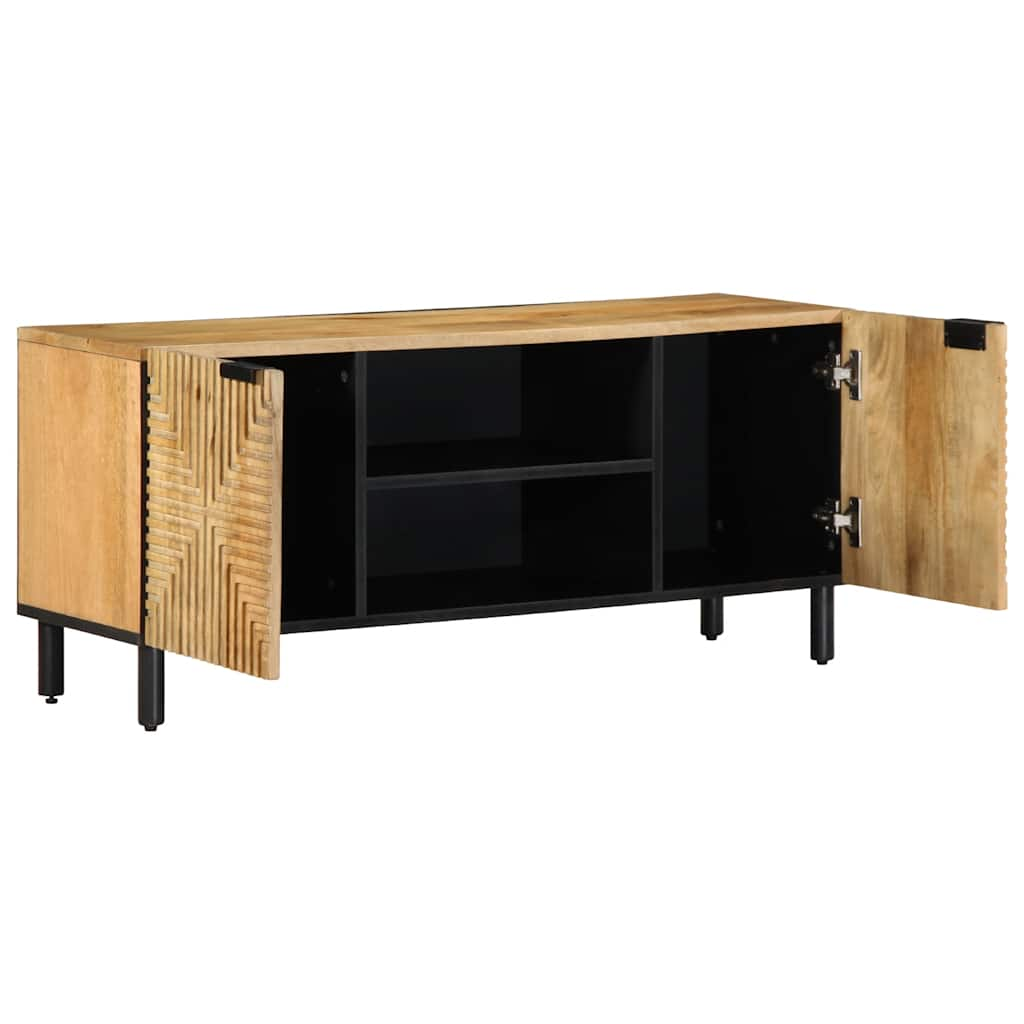 TV Cabinet Brown 105x33x46 cm Solid Mango Wood