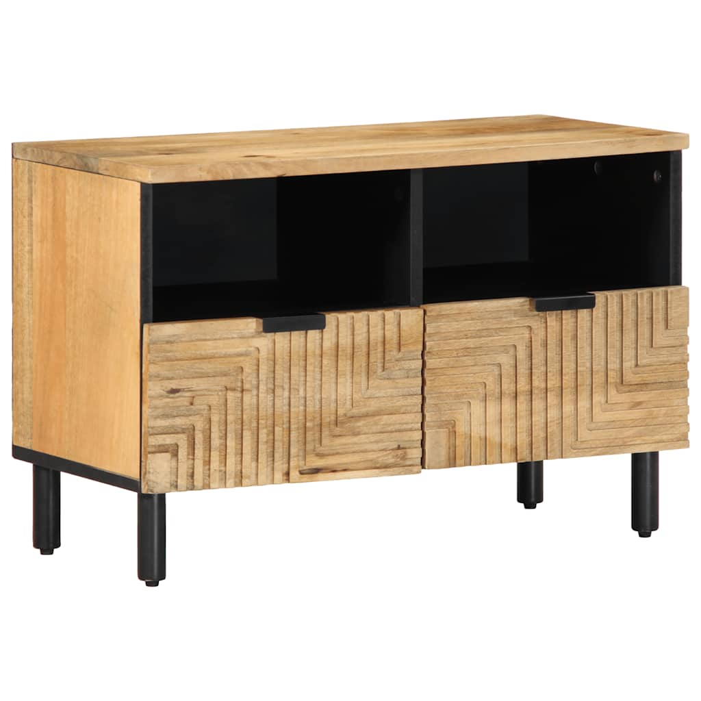 TV-Schrank Braun 70x33x46 cm Massivholz Mango