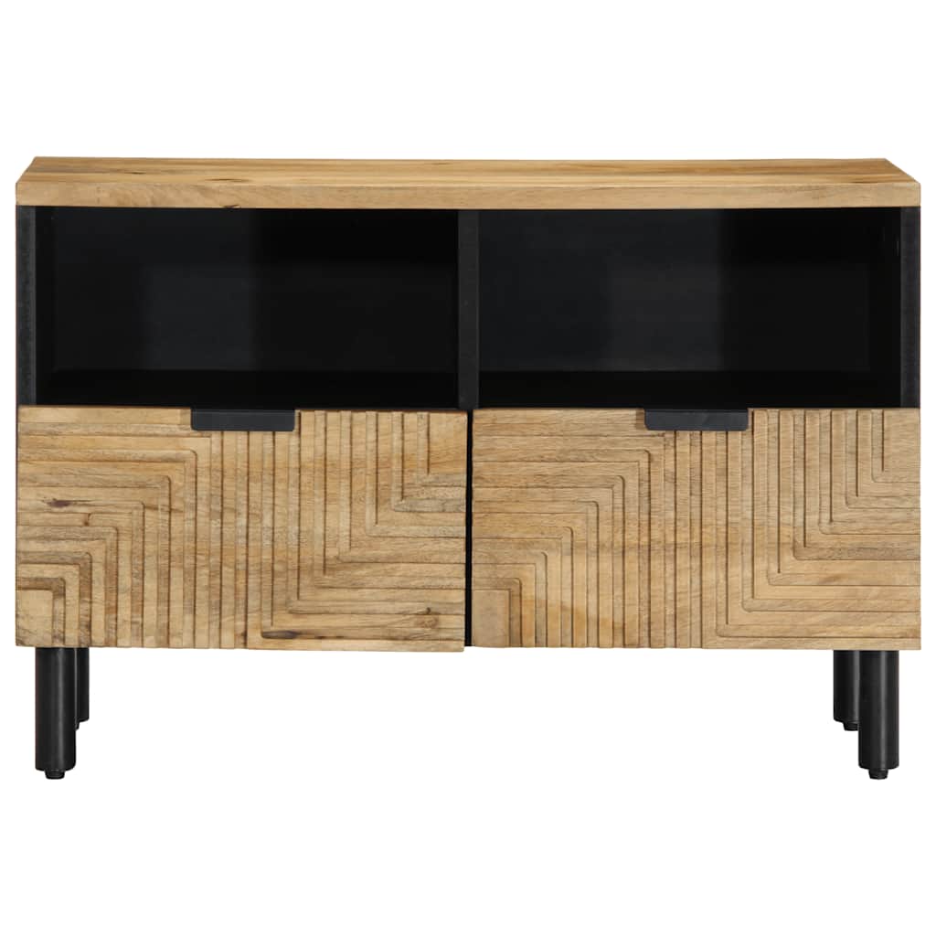 TV-Schrank Braun 70x33x46 cm Massivholz Mango