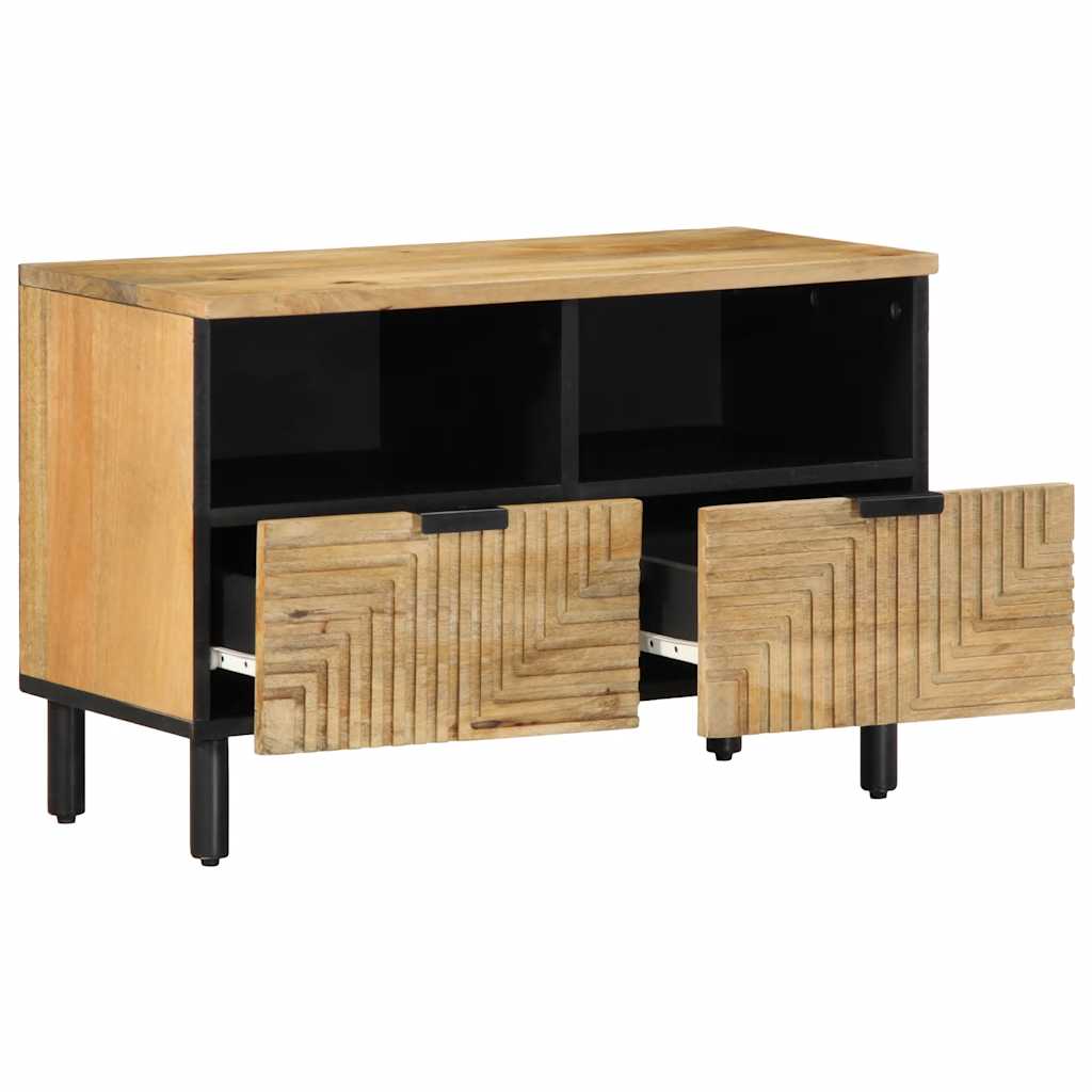 TV-Schrank Braun 70x33x46 cm Massivholz Mango