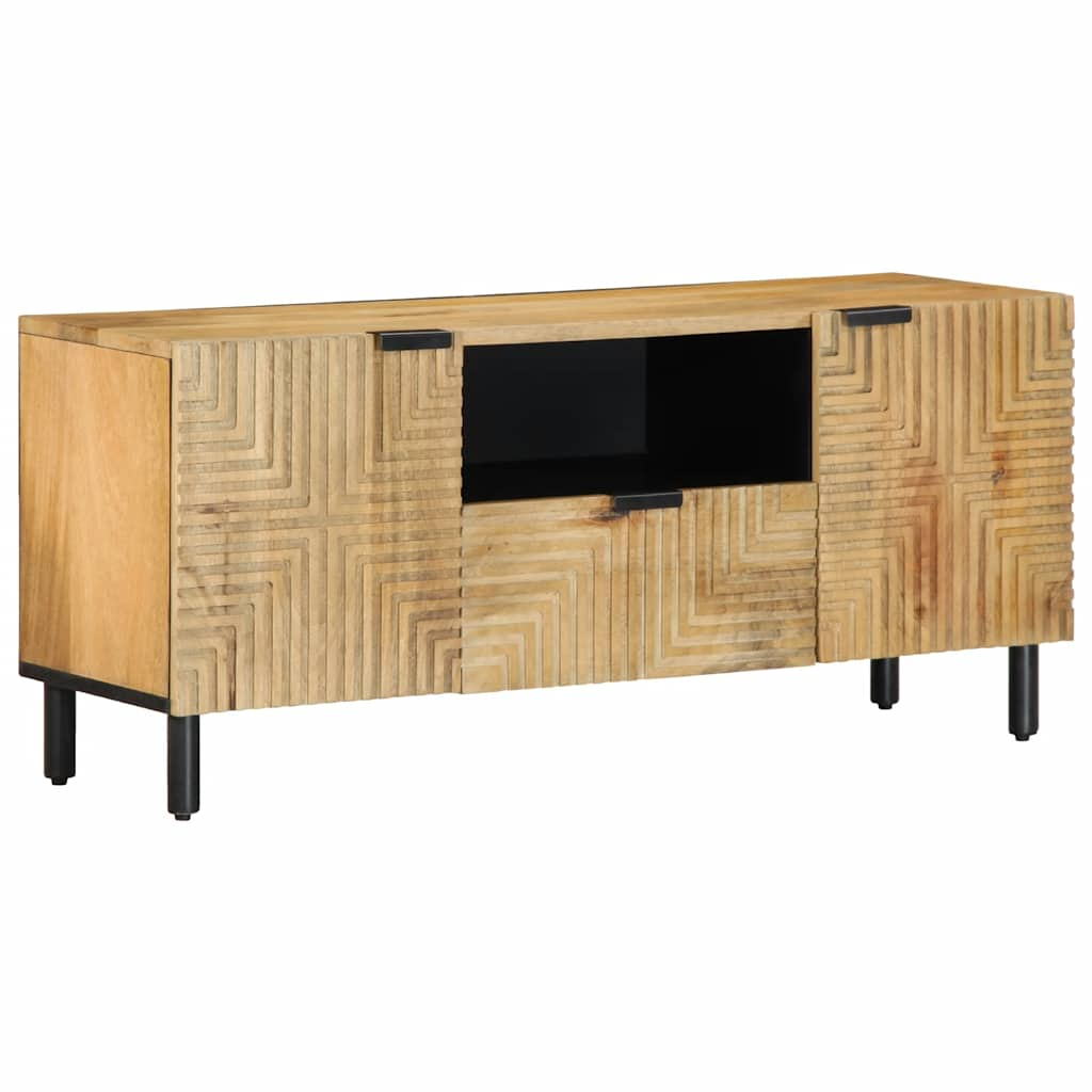 TV Cabinet Brown 105x33x46 cm Solid Mango Wood