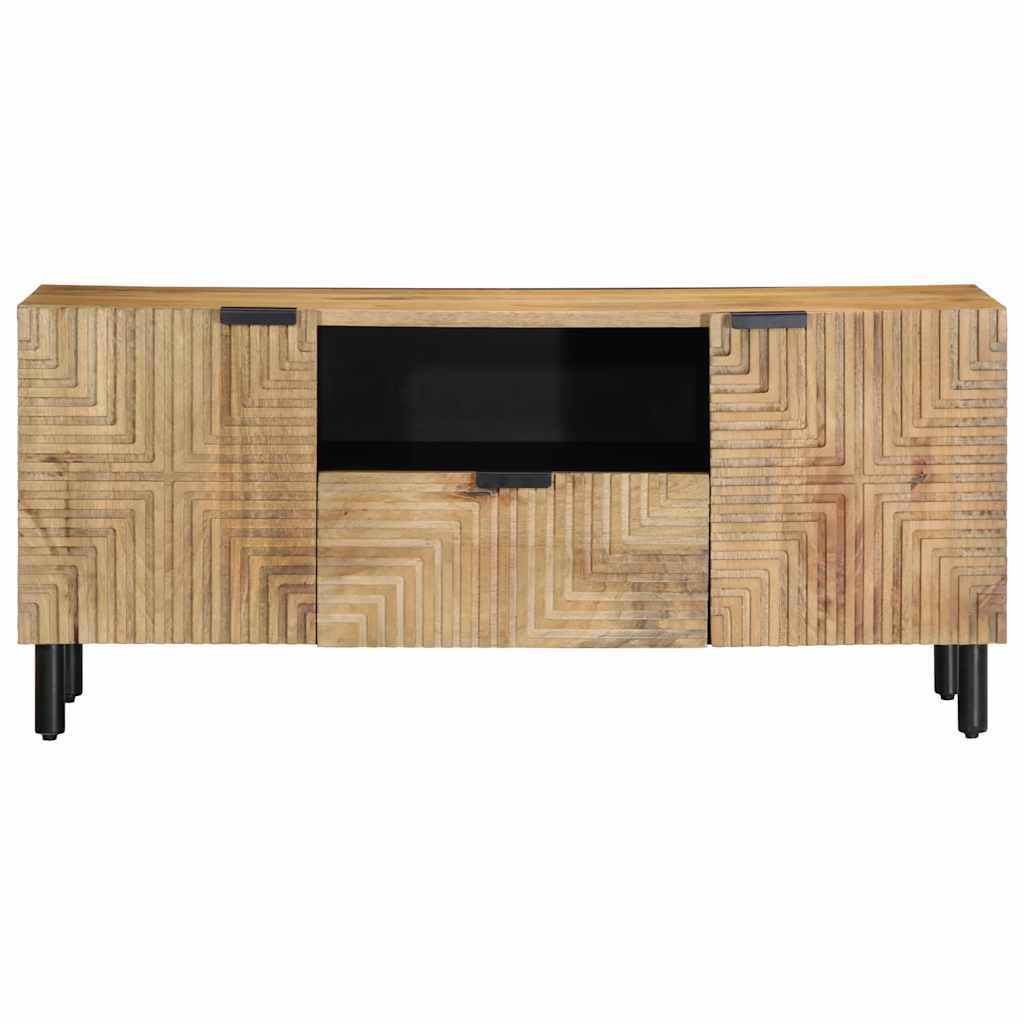 TV Cabinet Brown 105x33x46 cm Solid Mango Wood