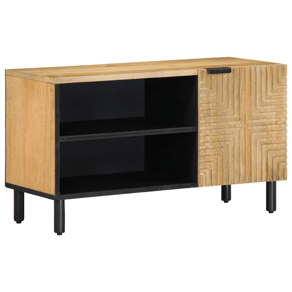 TV Cabinet Brown 80x31.5x46 cm Solid Mango Wood