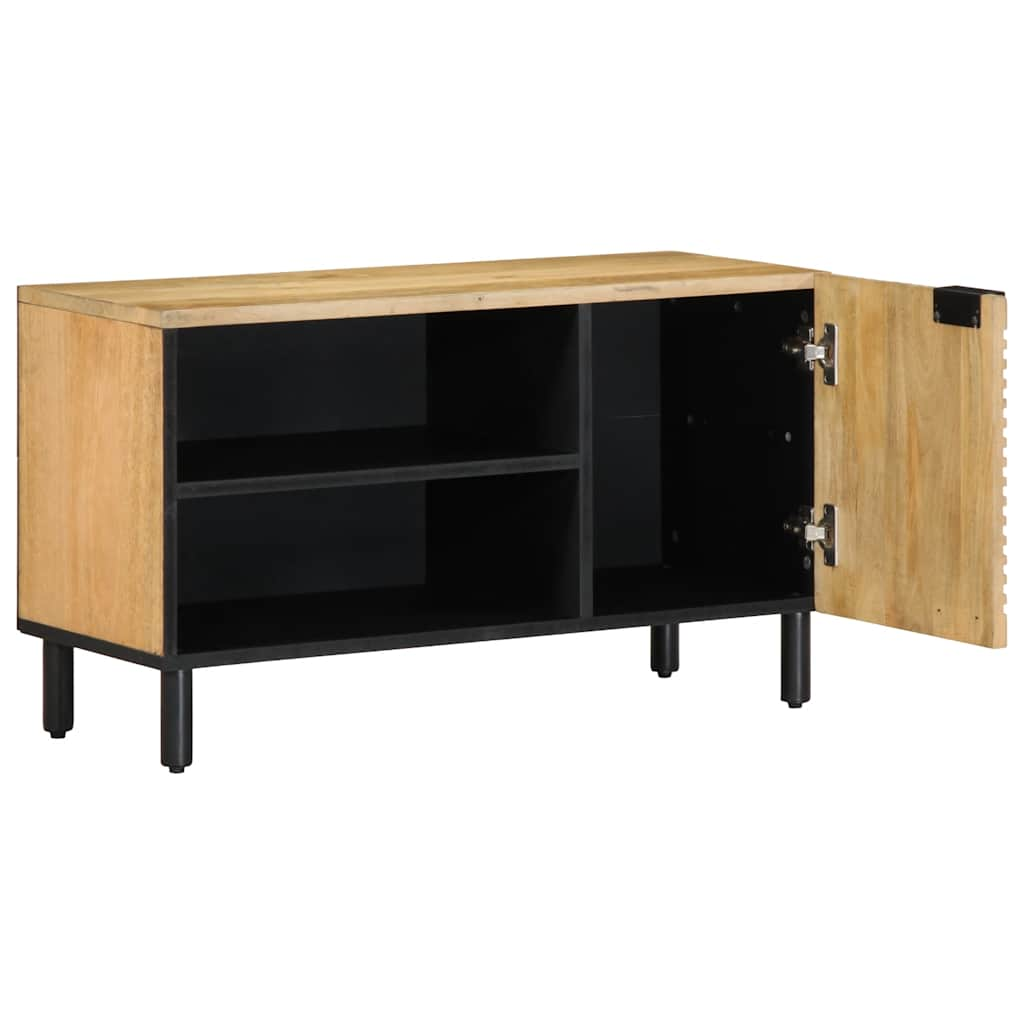 TV Cabinet Brown 80x31.5x46 cm Solid Mango Wood