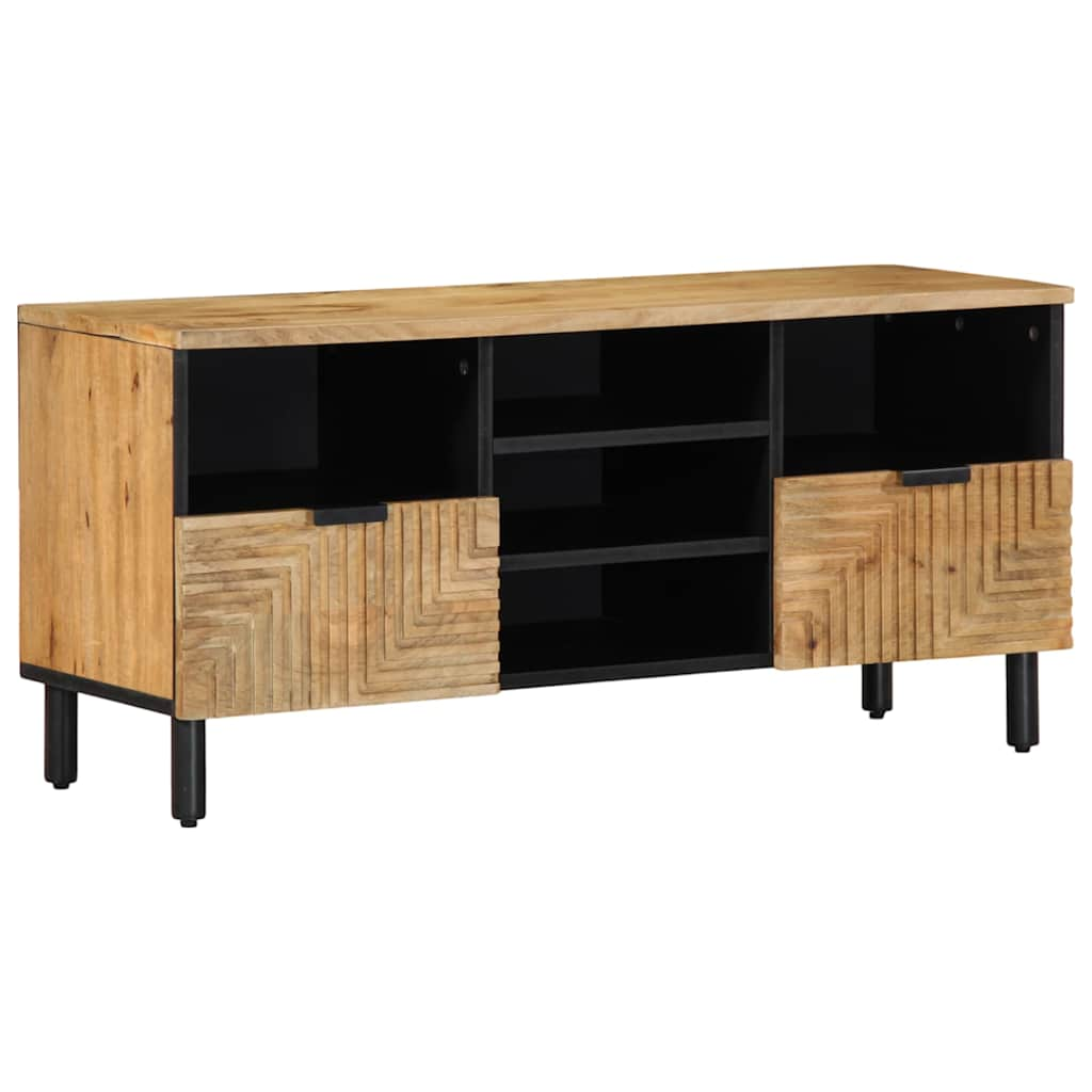 TV Cabinet Brown 100x33x46 cm Solid Mango Wood