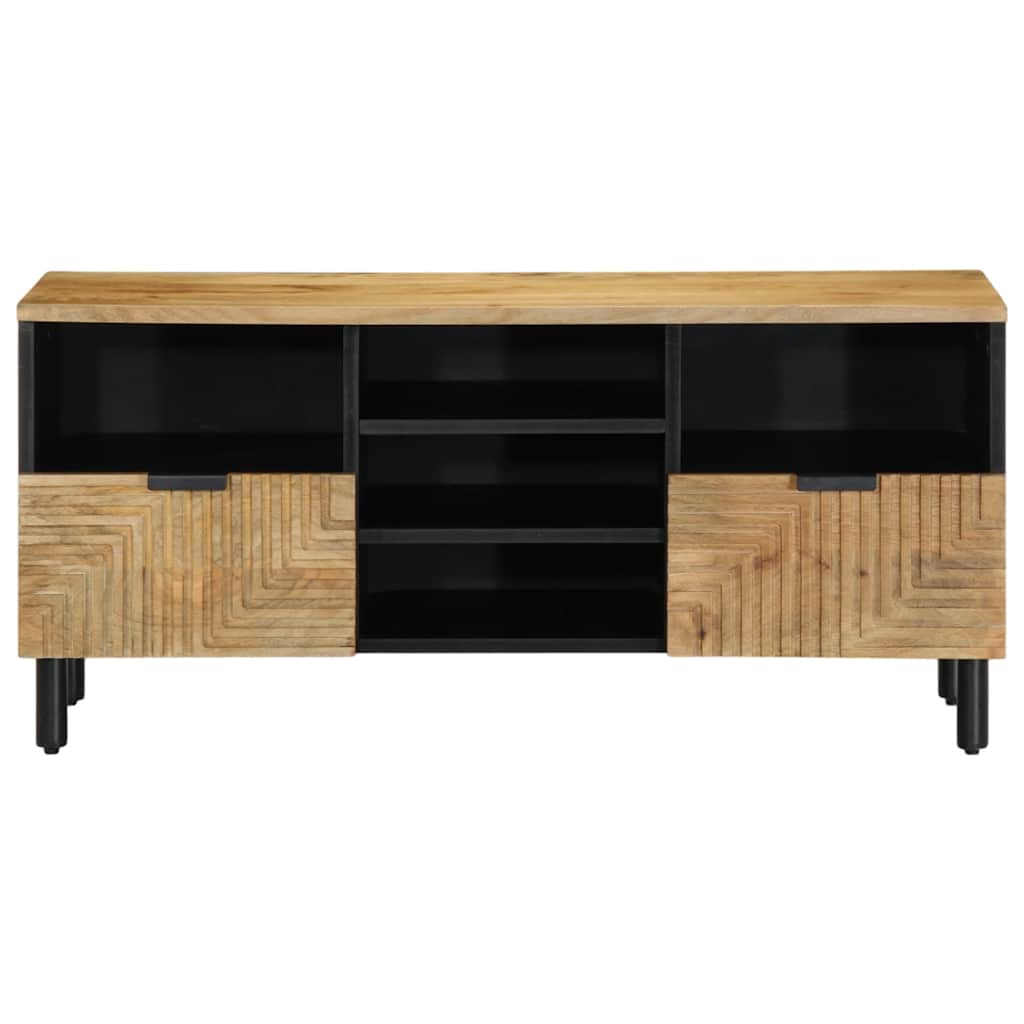 TV Cabinet Brown 100x33x46 cm Solid Mango Wood