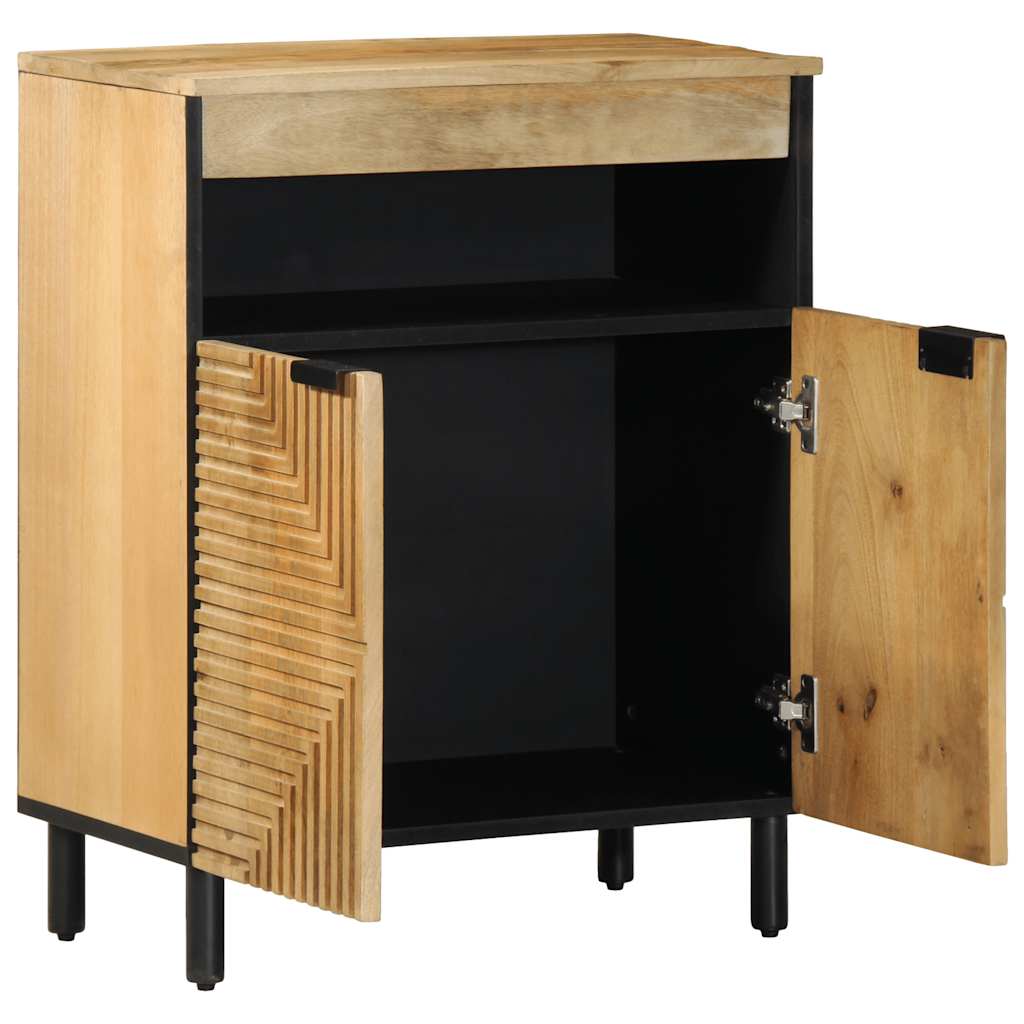 Sideboard Braun 60x33x75 cm Massivholz Mango