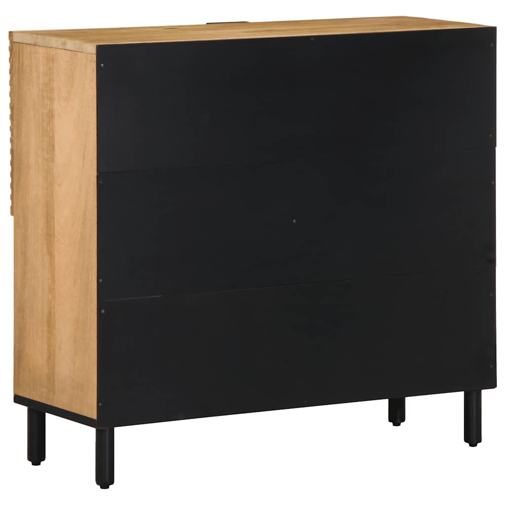 Sideboard Braun 80x33x75 cm Massivholz Mango