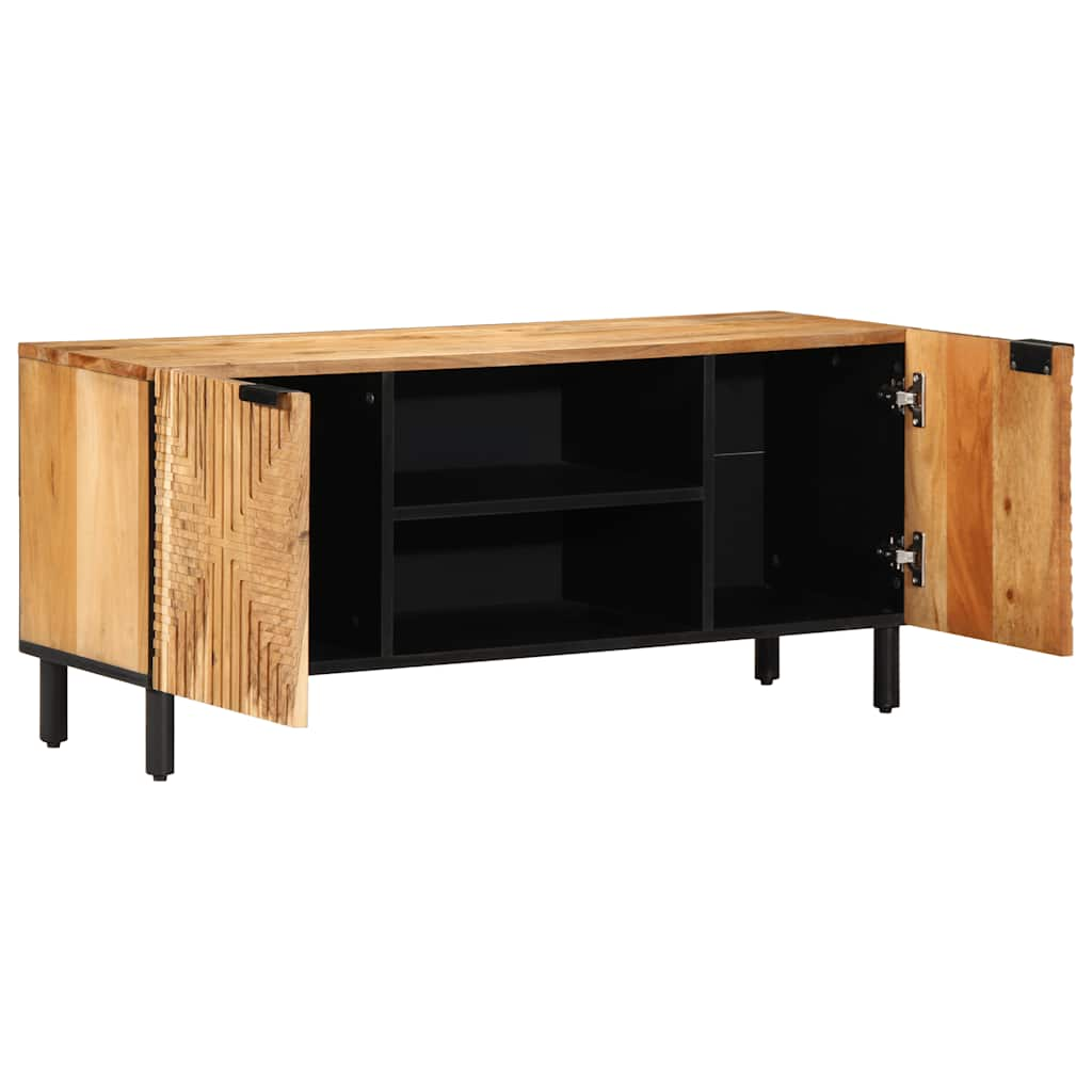 TV-Schrank 105x33x46 cm Massivholz Akazie