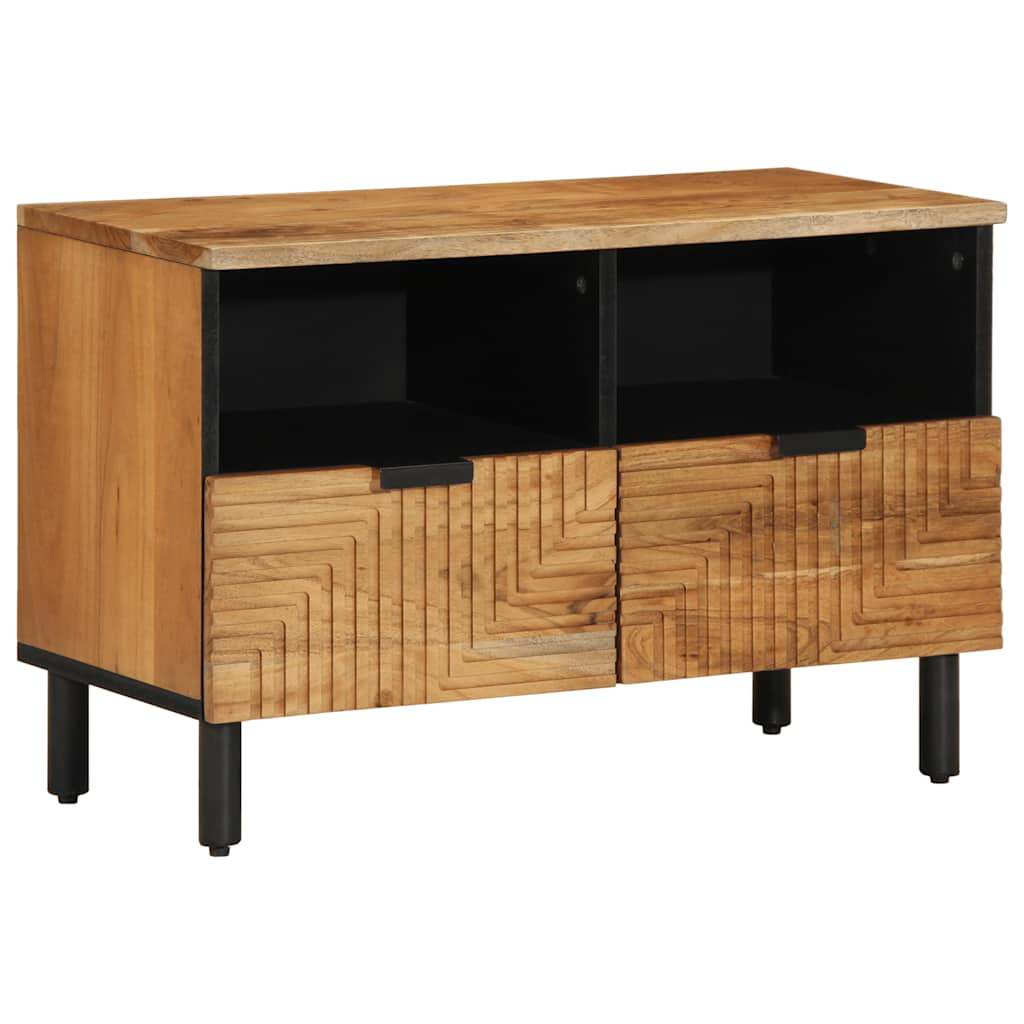 TV-Schrank 70x33x46 cm Massivholz Akazie