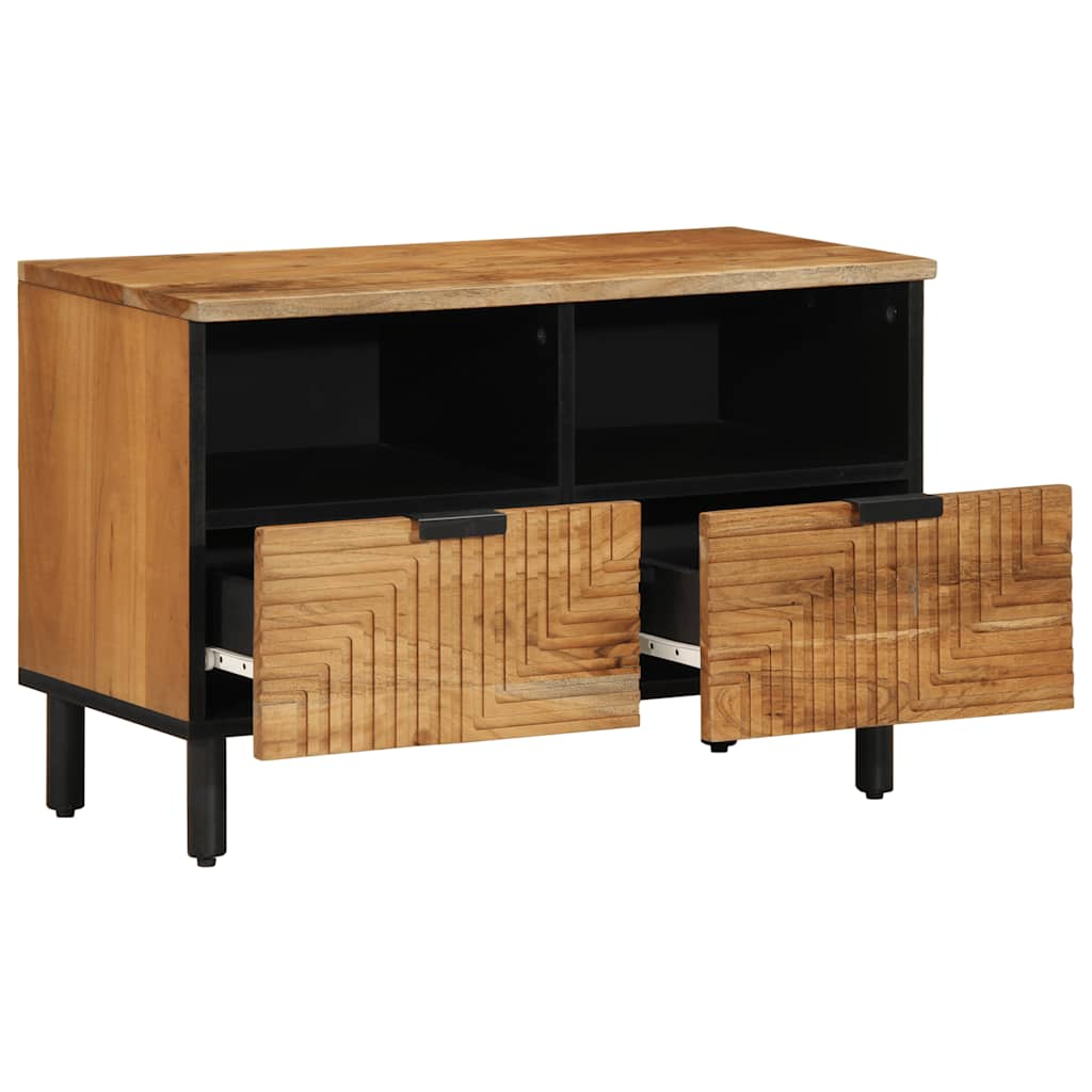 TV-Schrank 70x33x46 cm Massivholz Akazie