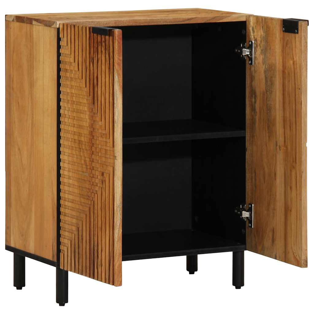 Sideboard 60x33x75 cm Massivholz Akazie