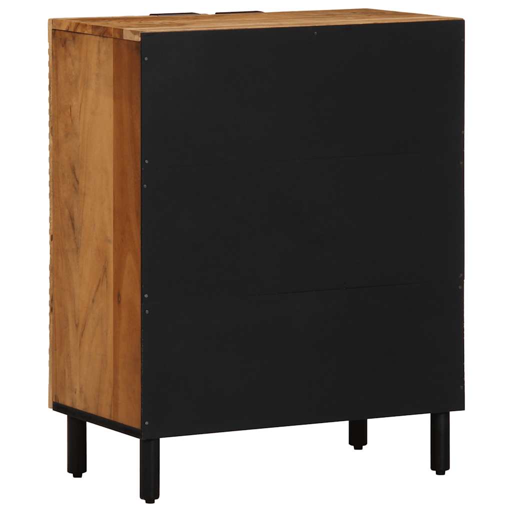 Sideboard 60x33x75 cm Massivholz Akazie