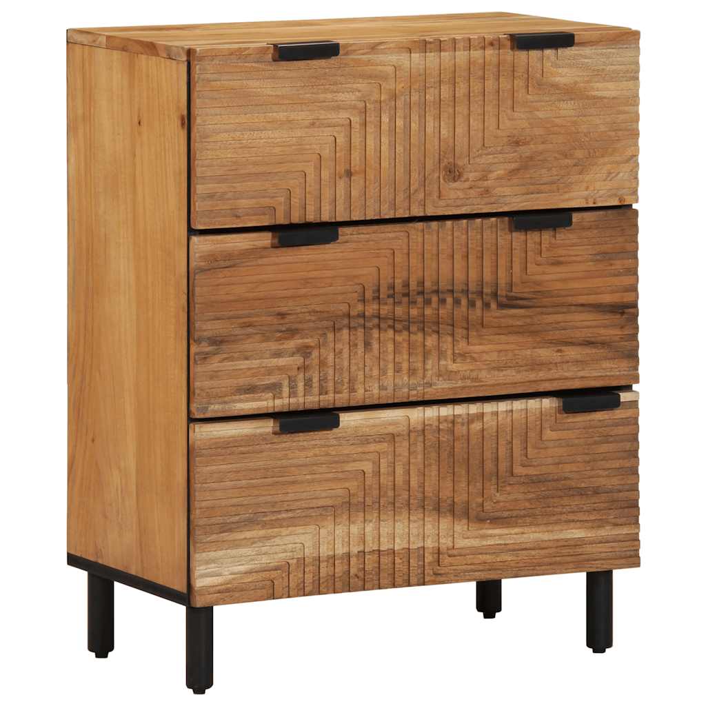 Sideboard 60x33x75 cm solid acacia wood