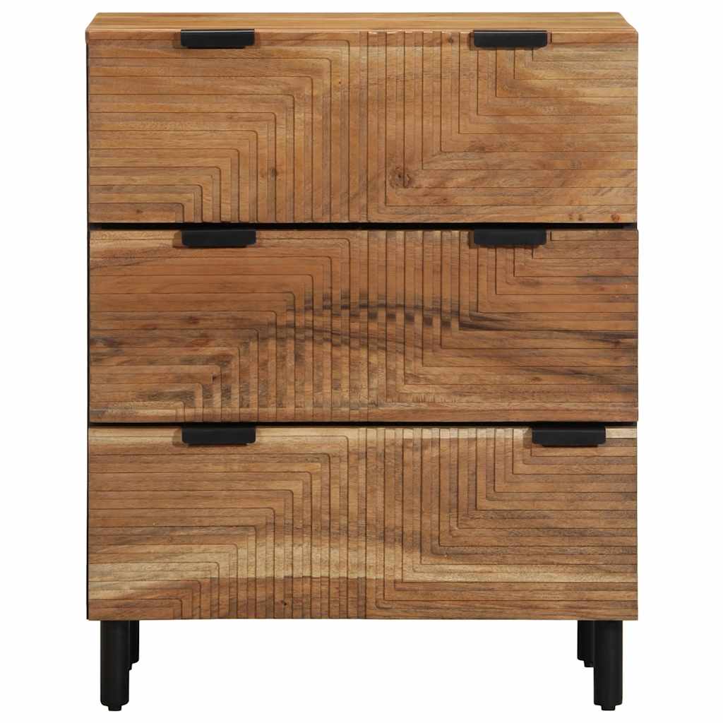 Sideboard 60x33x75 cm solid acacia wood