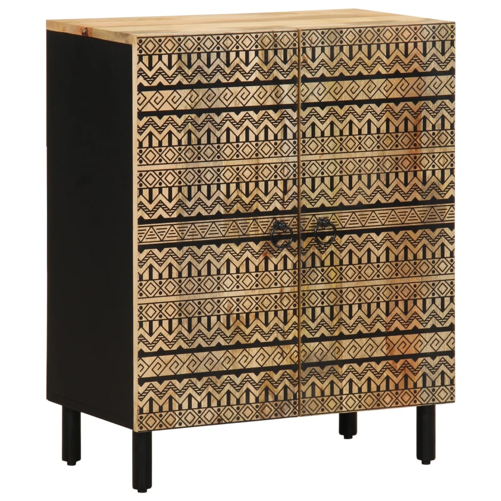 Sideboard 60x33.5x75 cm Rough mango wood