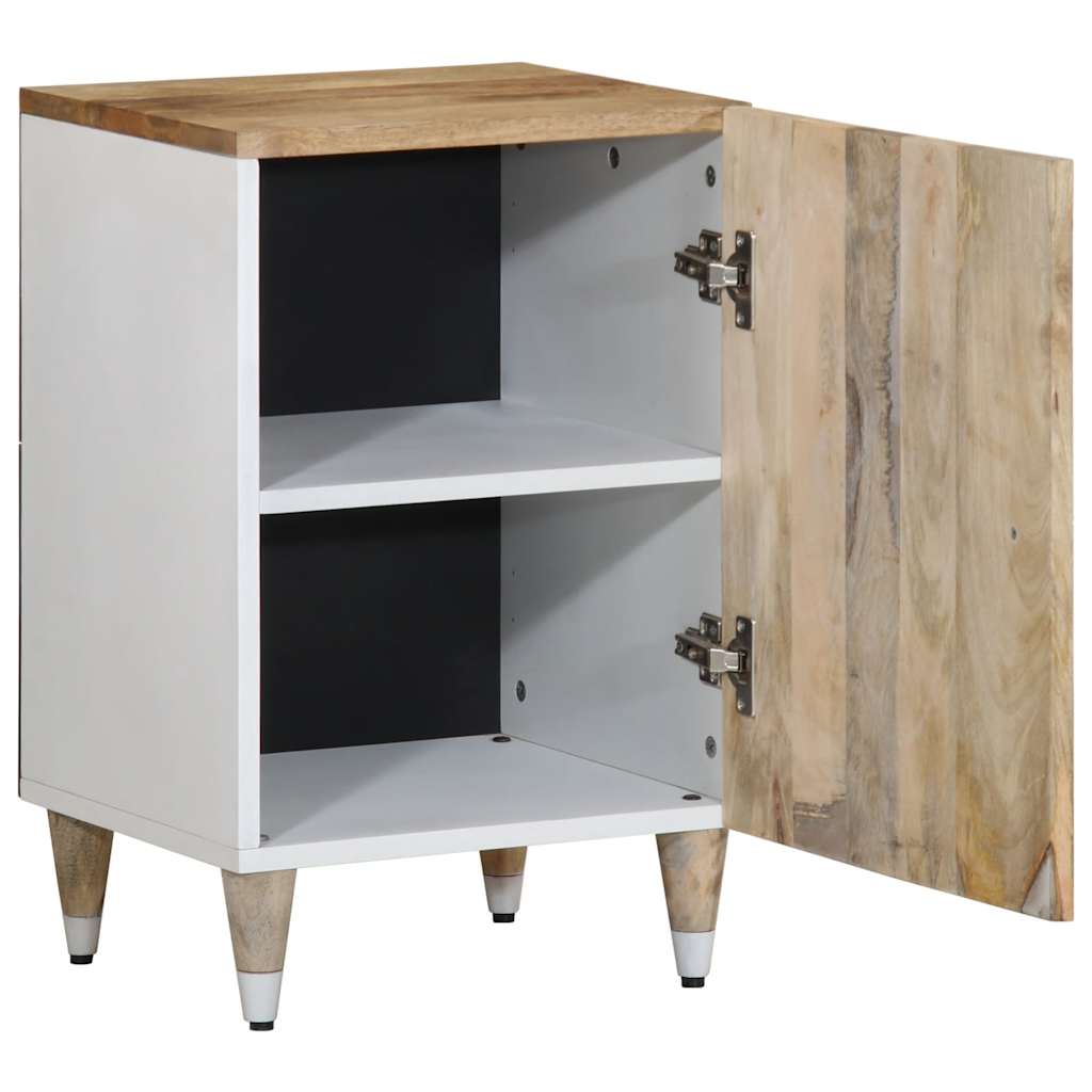 Badschrank 38x33,5x58 cm Massivholz Mango