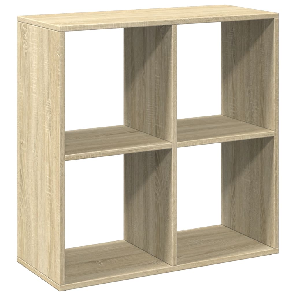 Room Divider Bookcase Sonoma Oak 69.5x29x69.5 cm