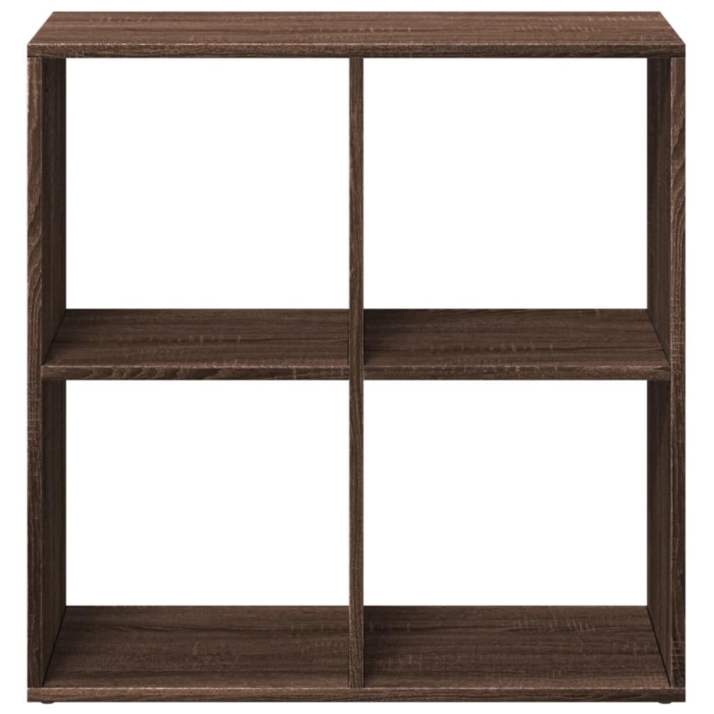 Room Divider Bookcase Brown Oak Look 69.5x29x69.5 cm