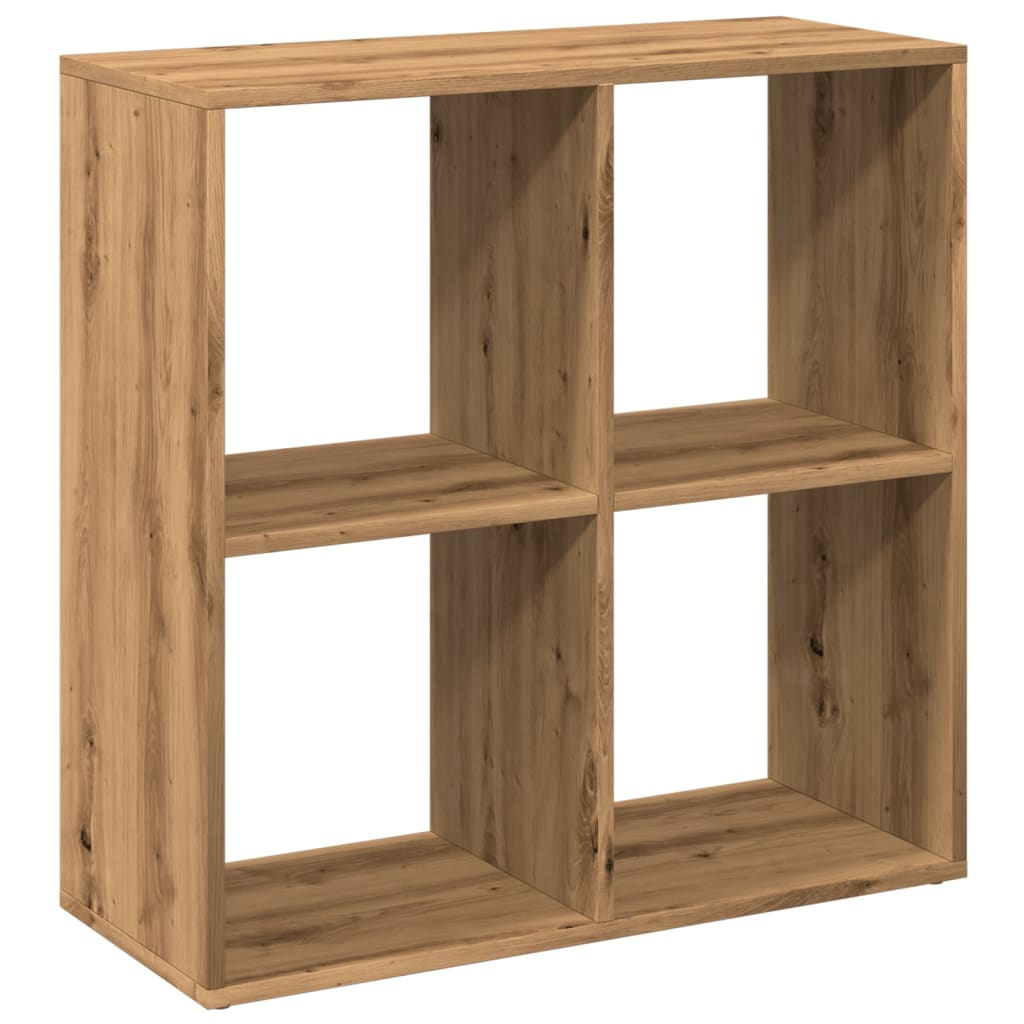 Room Divider Bookcase Artisan Oak 69.5x29x69.5 cm