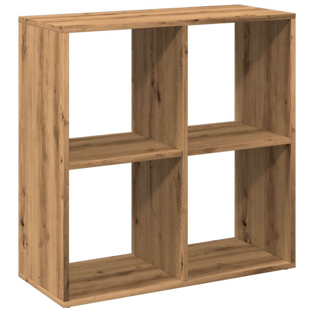 Room Divider Bookcase Artisan Oak 69.5x29x69.5 cm