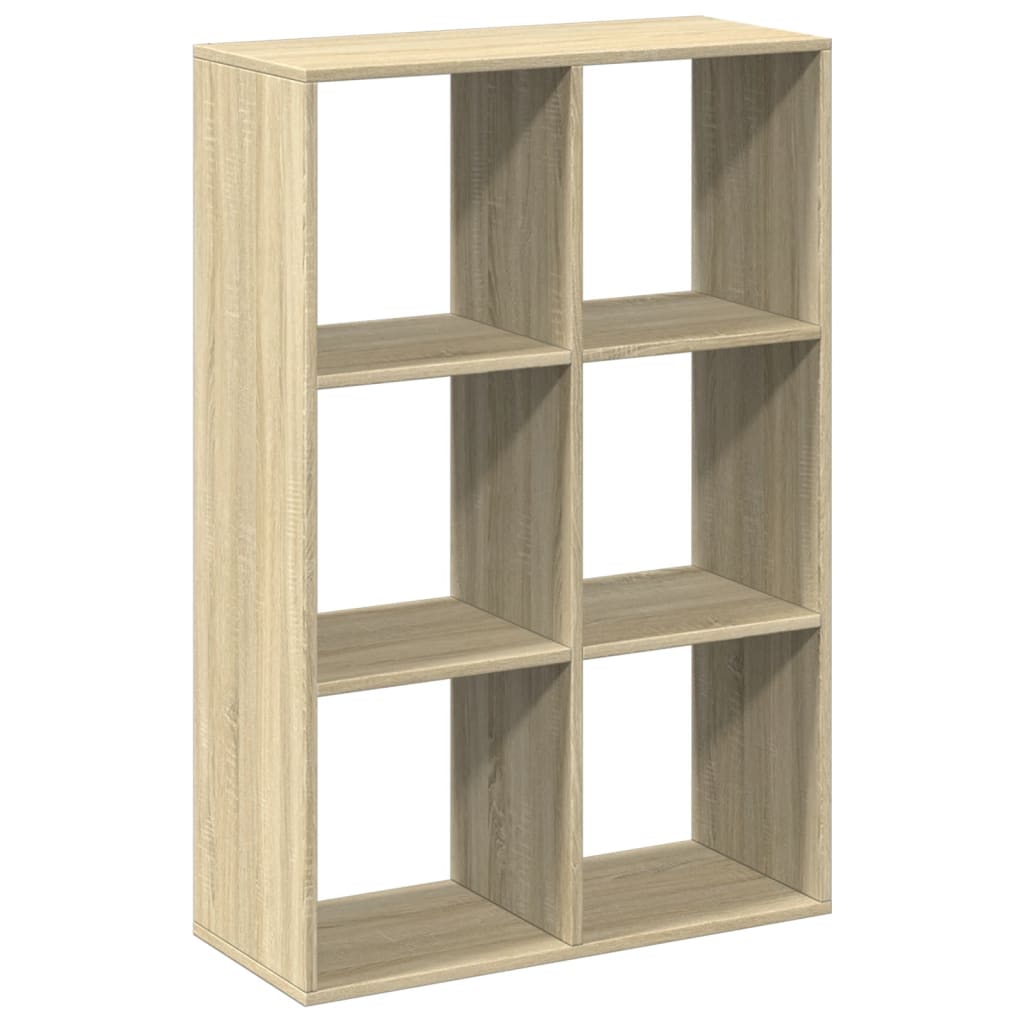 Room Divider Bookcase Sonoma Oak 69.5x29x103.5 cm