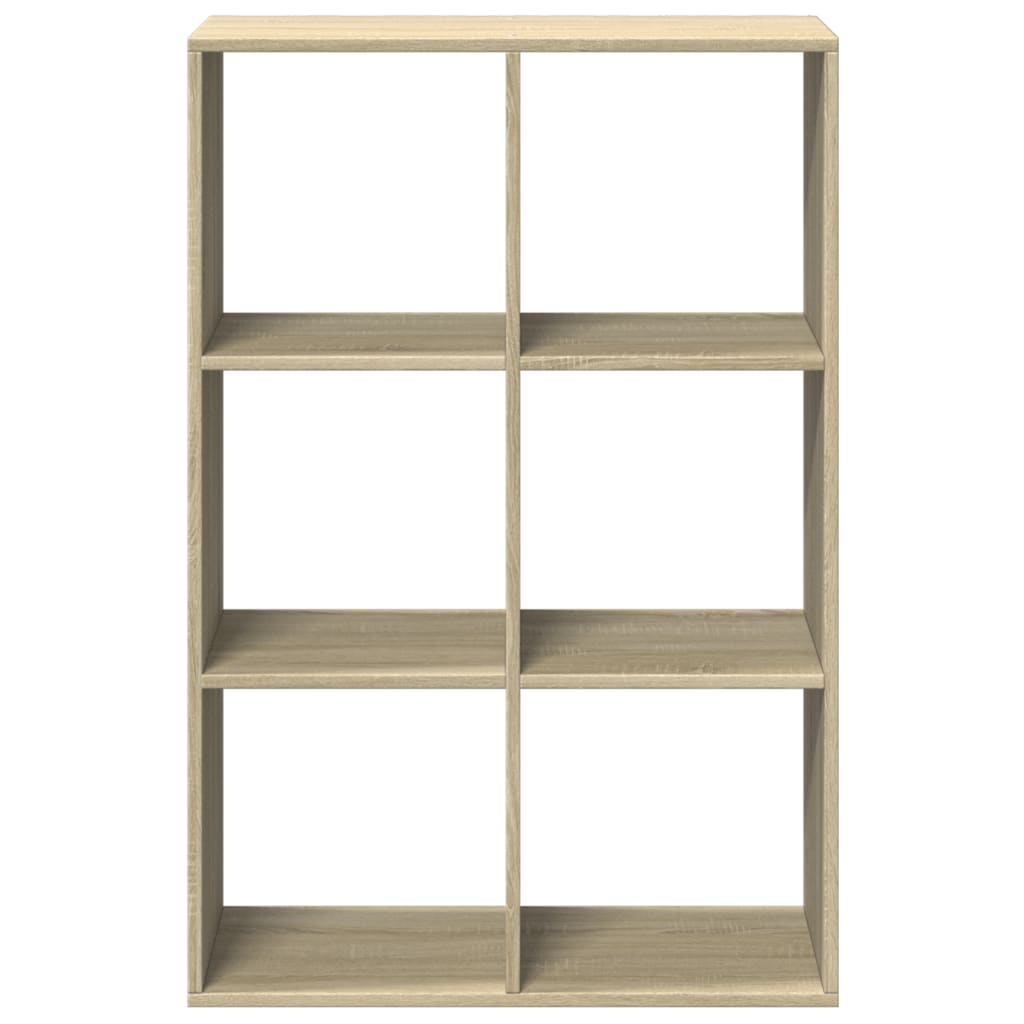 Room Divider Bookcase Sonoma Oak 69.5x29x103.5 cm