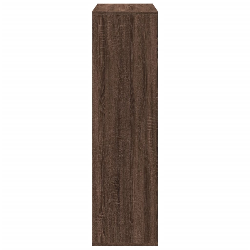 Room Divider Bookcase Brown Oak Look 69.5x29x103.5 cm